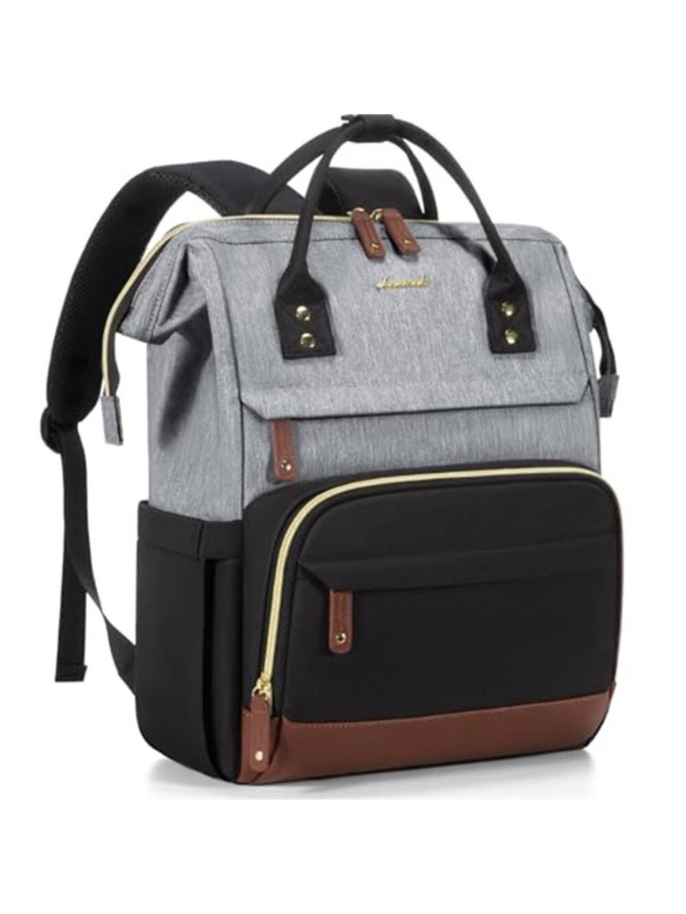Womens 15.6 Inch Laptop Backpack Purse Large Capacity Waterproof Work Nurse Bag
